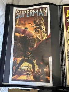 Hernan Carracedo Superman Lobo 18" x 36" Fine Art Giclee Limited Edition xx/100 - Picture 1 of 1