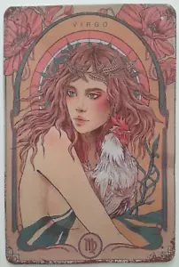 Virgo Zodiac Horoscope Metal Tin Sign Wall Art 8" x 12" ~ New - Picture 1 of 5