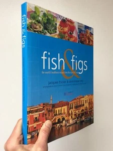 Greek Cookbook Cretan Mediterranean Island Crete FISH AND FIGS - Picture 1 of 3