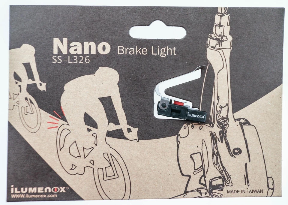 Lot of 2 iLumenox Nano SS-L326 Rear Road Bike Caliper  V-Brake Brake Light NEW - Image 1 of 4
