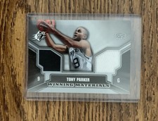 💥Tony Parker SPX 2005-06 Winning Materials Jersey WM-TP💥
