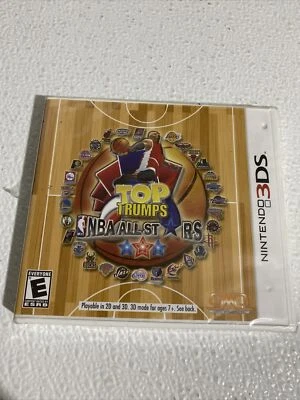 MINT NEW Factory Sealed TOP TRUMPS NBA ALL STARS game for Nintendo 3DS - Image 1 of 4