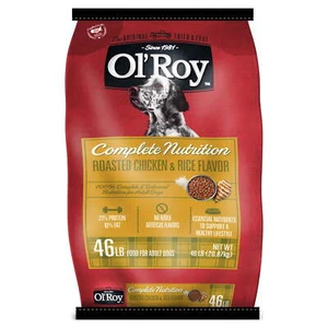 Ol' Roy Complete Nutrition Roasted Chicken Rice Flavor Dry Dog Food 46lb Bag USA - Picture 1 of 1