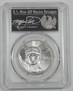2017 20th Anniv $100 1oz Statue of Liberty Platinum PCGS MS 70 1st Day of Issue - Picture 1 of 4