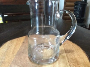 7” Bedside Glass Water Pitcher with Kokopelli & Bear Southwestern Decor - Picture 1 of 3