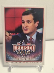 2016 Decision Political Trading Cards PROMO Ted Cruz #24 Texas
