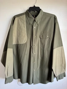 Browning Super Naturals Button-Up Shooting Shirt Men's XL Hunter/Olive Green - Picture 1 of 9