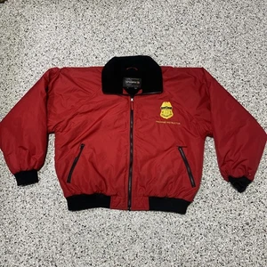 CBP US Border Patrol Agent “Firearms Instructor” Jacket XL Spiewak Red Full Zip - Picture 1 of 7