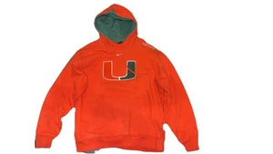 Nike University of Miami Retro Hoodie. SIZE S - Picture 1 of 2