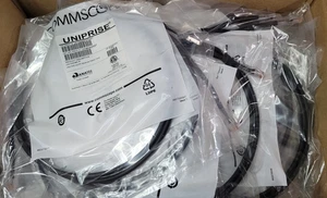 40-Pack UNIPRISE Modular Patch Cord UNC10G-BK-7F U/UTP CAT 6a - 7 FEET - Afbeelding 1 van 4