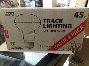 FEIT 45W R20 Indoor Flood Light Bubls Pack of 6 - Picture 1 of 1