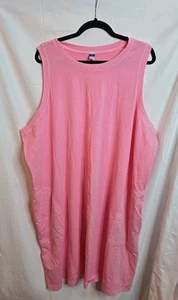 Old Navy Mujer Talla Grande 4X Rosa Sin Mangas Corto Camiseta Vestido - Imagen 1 de 4