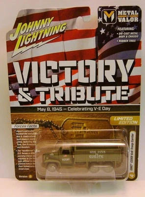 GMC CCKW 6X6 TROOP CARRIER VICTORY & TRIBUTE MILITARY V/B JOHNNY LIGHTNING 2025 - Image 1 of 2