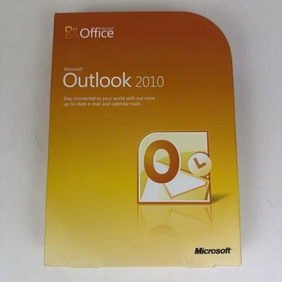 Microsoft Outlook 2010 caja completa al por menor - con embalaje original y clave de producto - Imagen 1 de 4