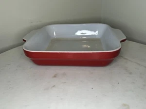 Emile Henry - eckige Auflaufform rot Made in France - Bild 1 von 11