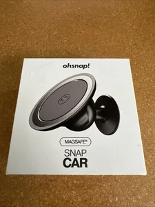 ORIGINALE OhSnap Snap Supporto Magnetico per Auto Nero SCATOLA APERTA NUOVO! - Foto 1 di 4