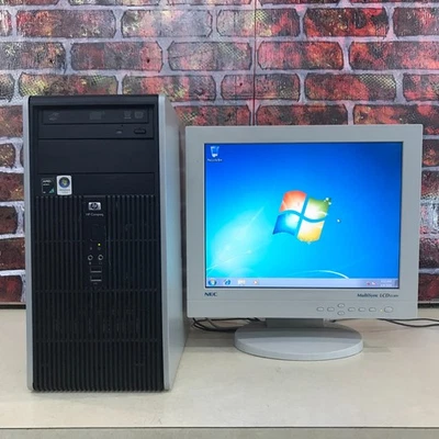 HP Compaq PC Retro Gaming AMD Athlon 2.30GHz 4GB RAM (Windows 7 Pro 64-Bit) - Image 1 of 4