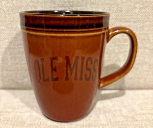Ole Miss Rebels 12 oz Mug Coffee Cup Brown NWOT - Picture 1 of 8