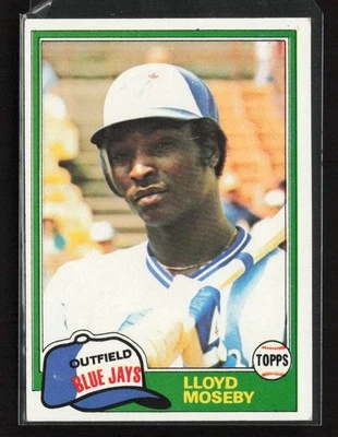 1981 Topps #643 Lloyd Moseby Toronto Blue Jays Rookie Excellent - Image 1 of 2