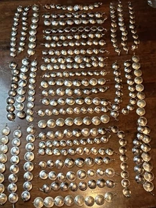 Vintage Münzarmband ausländisch silberfarben Peru konkav verschiedene 40 Stück - Bild 1 von 21