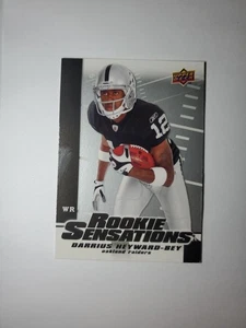 2009 Upper Deck Set DARRIUS HEYWARD-BEY ROOKIE SENSATIONS Insert #RS-DH RAIDERS  - Picture 1 of 2