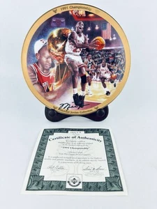 Original Michael Jordan "1991 Championship" Sammelteller Bradford Exchange - Bild 1 von 8