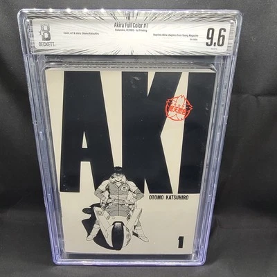 BGS 9.6 AKIRA Full Color Vol. 1 Manga 1st Printing Graded Book Otomo 2003 - Image 1 of 4