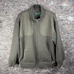 Orvis Jacket Mens XL Wool Blend Full Zip Outdoor Lined Pockets F22 - Picture 1 of 11