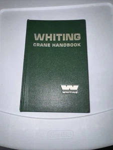 Whiting Crane Handbook   H. G. Greiner  HC 1967 3rd Edition, Whiting Corp. - Picture 1 of 8