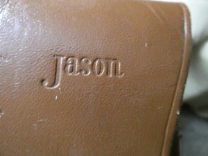 vintage jason model 802 slide rule with hard leather case made japan pre owned - Picture 1 of 5
