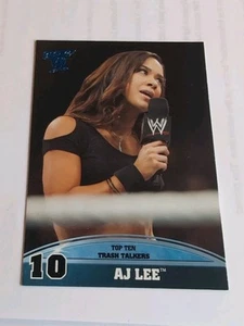 2013 Topps Best Of WWE Top Ten Trash Talkers AJ Lee #10 kostenloser Versand - Bild 1 von 3