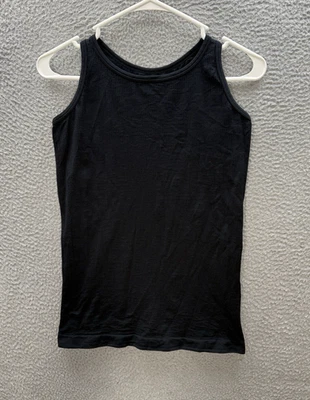 Top Athleta Feminino Grande Preto Renovado Racerback Tank Yoga Corrida Academia Esportes - Imagem 1 de 4