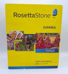 Rosetta Stone Espanol Spanish Latin America Level 1-5 Set Learning NEW/OPEN BOX - Picture 1 of 12