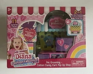 Love Diana 2 en 1 Pop Up Cuidado de Mascotas y Algodón de Caramelo Juego con Muñeca Exclusiva - Imagen 1 de 2