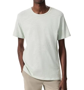 rag & bone Men's Short Sleeve Classic Flame Tee Crewneck Pullover Shirt Teal S - Picture 1 of 5