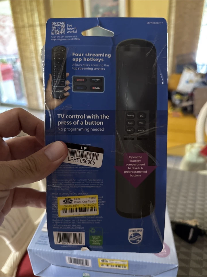 Philips One-Touch Programming Streaming Replacement Remote - Image 1 of 1