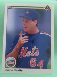 1990 Upper Deck - Blaine Beatty #23 (RC) Rookie - New York Mets  - Picture 1 of 2
