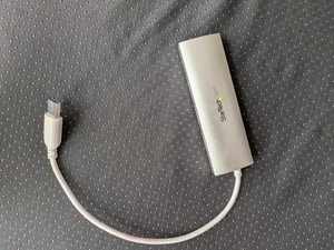 StarTech.com 3 Port Portable USB 3.0 Hub plus Gigabit ST3300G3UA - Picture 1 of 3