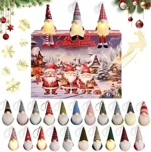 2025 Gnome Christmas Advent Calendar - 24 Days Countdown To Christmas, 24 Dwarf - Picture 1 of 6