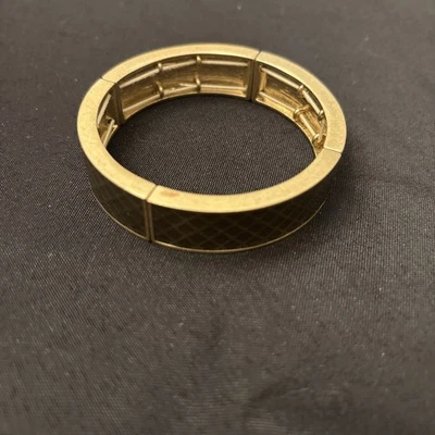 Lia Sophia Stretch Dark Green Faux Snake Skin Bracelet New With Tag  - Image 1 of 4