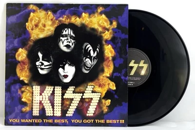 KISS YOU WANTED BEST 1996 2LP NM Vinyl Only Release Live Comp Hard Rock Mercury - Image 1 of 4