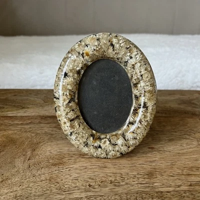 Resin Photo Frame Acrylic Real Dried Flowers Art Picture Frame Floral Handmade - Image 1 of 3