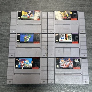 Super Nintendo SNES Original OEM Game Cartridges - Pick Your Game - Picture 1 of 7