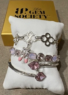 Bomb Party Gem Society Sugarplums Dancing ST57155 Silver Plating Holiday Stacks - Image 1 of 2