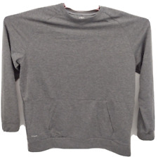 Athletic Works Performance Sweatshirt Mens XL Heathered Gray Pullover Fleece