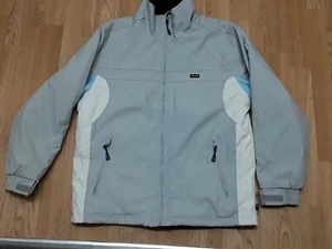 TRESPASS JACKET GREY/WHITE/PALE BLUE S - Picture 1 of 6