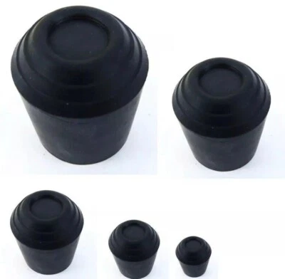 Bastón de alta resistencia férulas de goma bastón muleta extremo inferior ¡6 tamaños! Foto 1 de 2