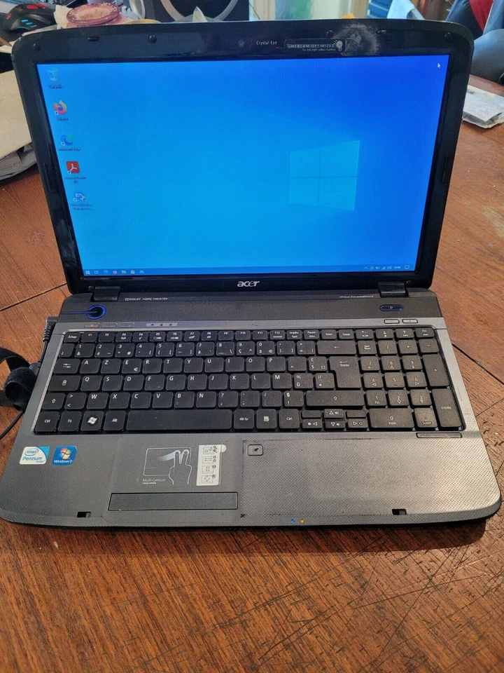 PC Portable ACER Aspire 5738Z-434G50Mn Intel Pentium 2.10GHz HDD 250Go Ram 2Go - Photo 1/4
