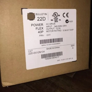 AB 22D-D012N104 POWER FLEX 40P AC DRIVE 22D-D012N104 Free Shipping NEW - Picture 1 of 2