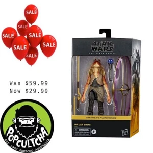 Star Wars Episode I: The Phantom Menace - Jar Jar Binks Black Series 6” Figure - Picture 1 of 4